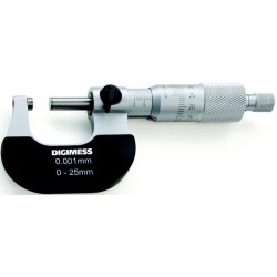 Micrômetro capacidade de 0 - 25 mm - Digimess Micrômetro capacidade de 0 - 25 mm - Digimess