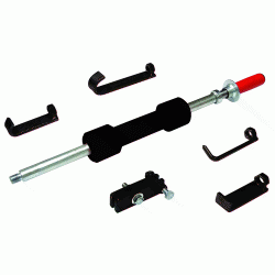 Marreta Dinâmica para Funileiro com 5 Adaptadores - RAVEN-107002  Marreta Dinâmica para Funileiro com 5 Adaptadores - RAVEN-107002
