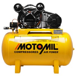 Compressor de Ar 10 Pés CMV 10Pl/100 110/220v - Motomil Compressor de Ar 10 Pés CMV 10Pl/100 110/220v - Motomil