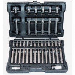 Jogo de Bits Completo Torx, Allen e Estriado 42 Peças 11318 - Stels Jogo de Bits Completo Torx, Allen e Estriado 42 Peças 11318 - Stels