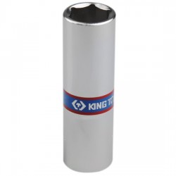 Soquete Sextavado Longo 17 mm com Encaixe de 1/2 Pol. - KING TONY-423517
