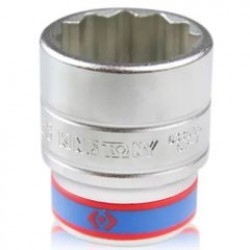 Soquete Estriado 34 mm com Encaixe de 3/4 Pol. - KING TONY-633034 Soquete Estriado 34 mm com Encaixe de 3/4 Pol. - KING TONY-633034