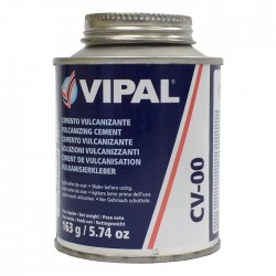 Cola cimento vulcanizante a frio CV-00 lata 225ml - Vipal Cola cimento vulcanizante a frio CV-00 lata 225ml - Vipal